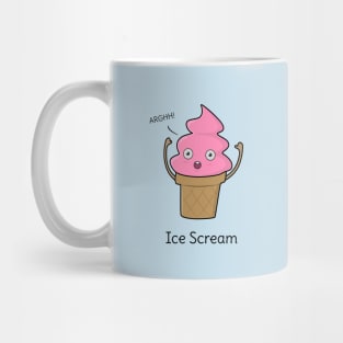 Funny Ice-Cream T-Shirt Mug